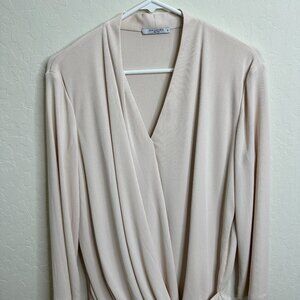 MM LaFleur The Deneuve Top in Cream 3/4 Length Sleeve Large